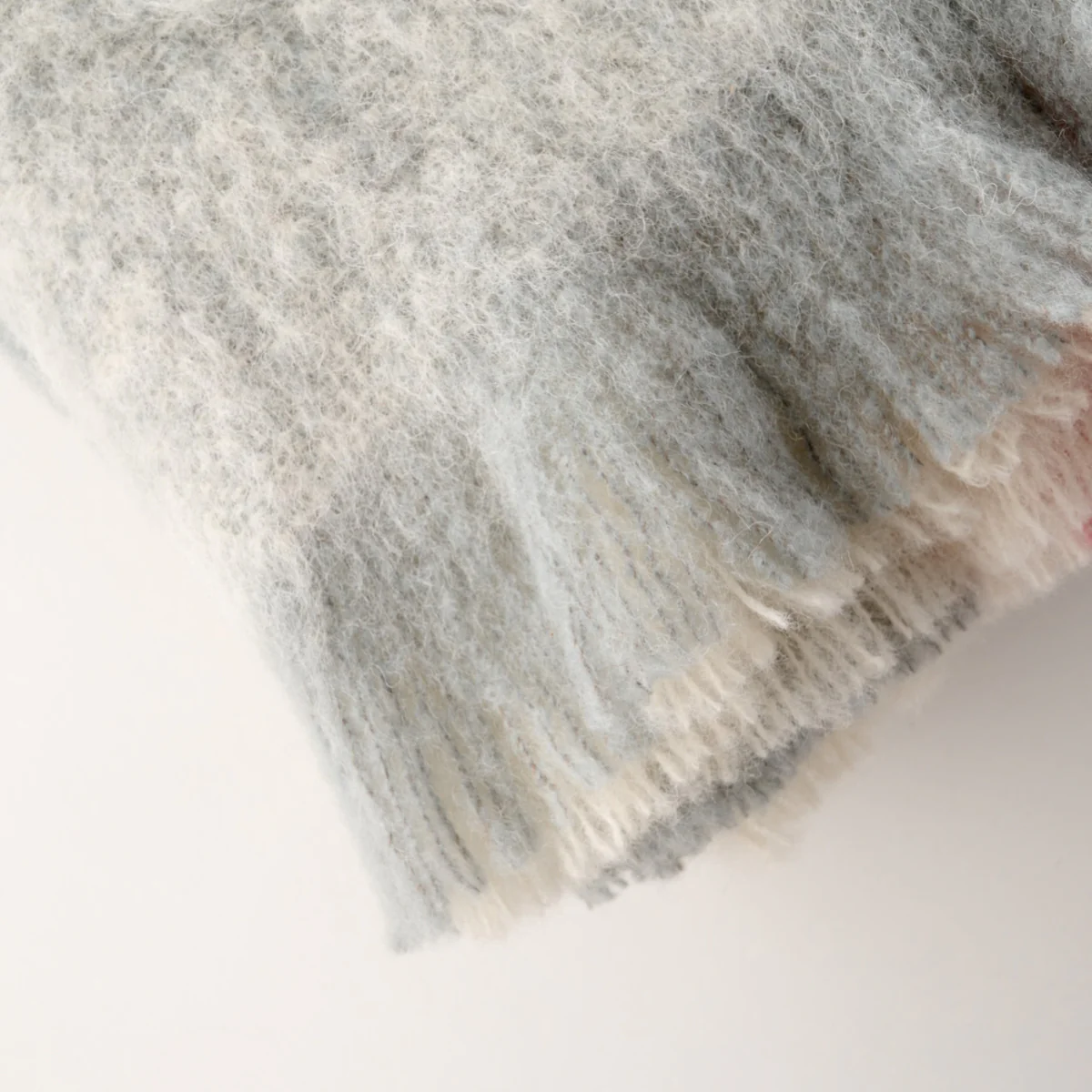 Alpaca Brushed Check Throw - Image 3