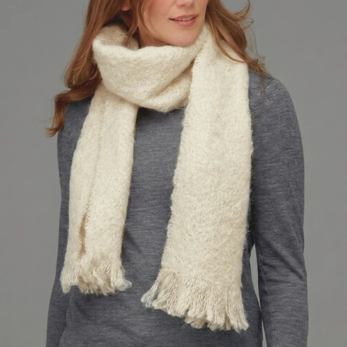 Alpaca Brushed Scarf - Image 10