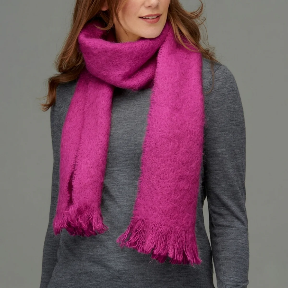 Alpaca Brushed Scarf - Image 3