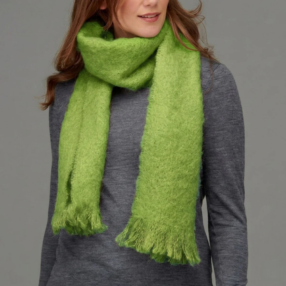 Alpaca Brushed Scarf - Image 5