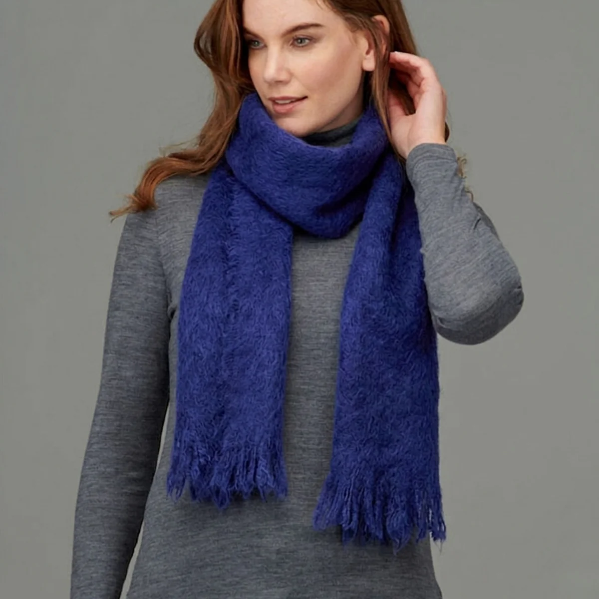 Alpaca Brushed Scarf - Image 6