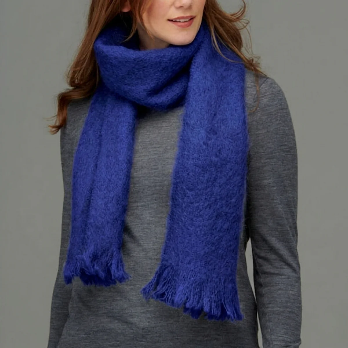 Alpaca Brushed Scarf - Image 7