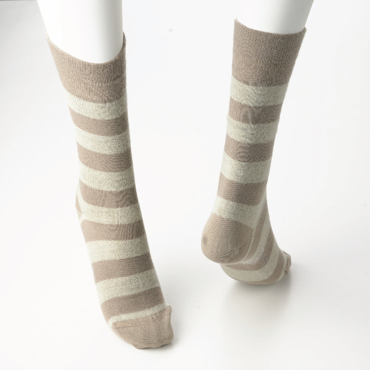 Alpaca Merino Stripe Dress Socks - Image 3