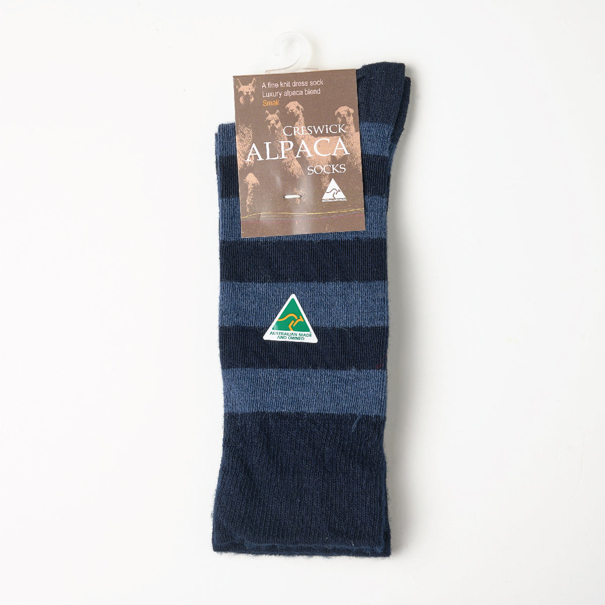 Alpaca Merino Stripe Dress Socks - Image 9