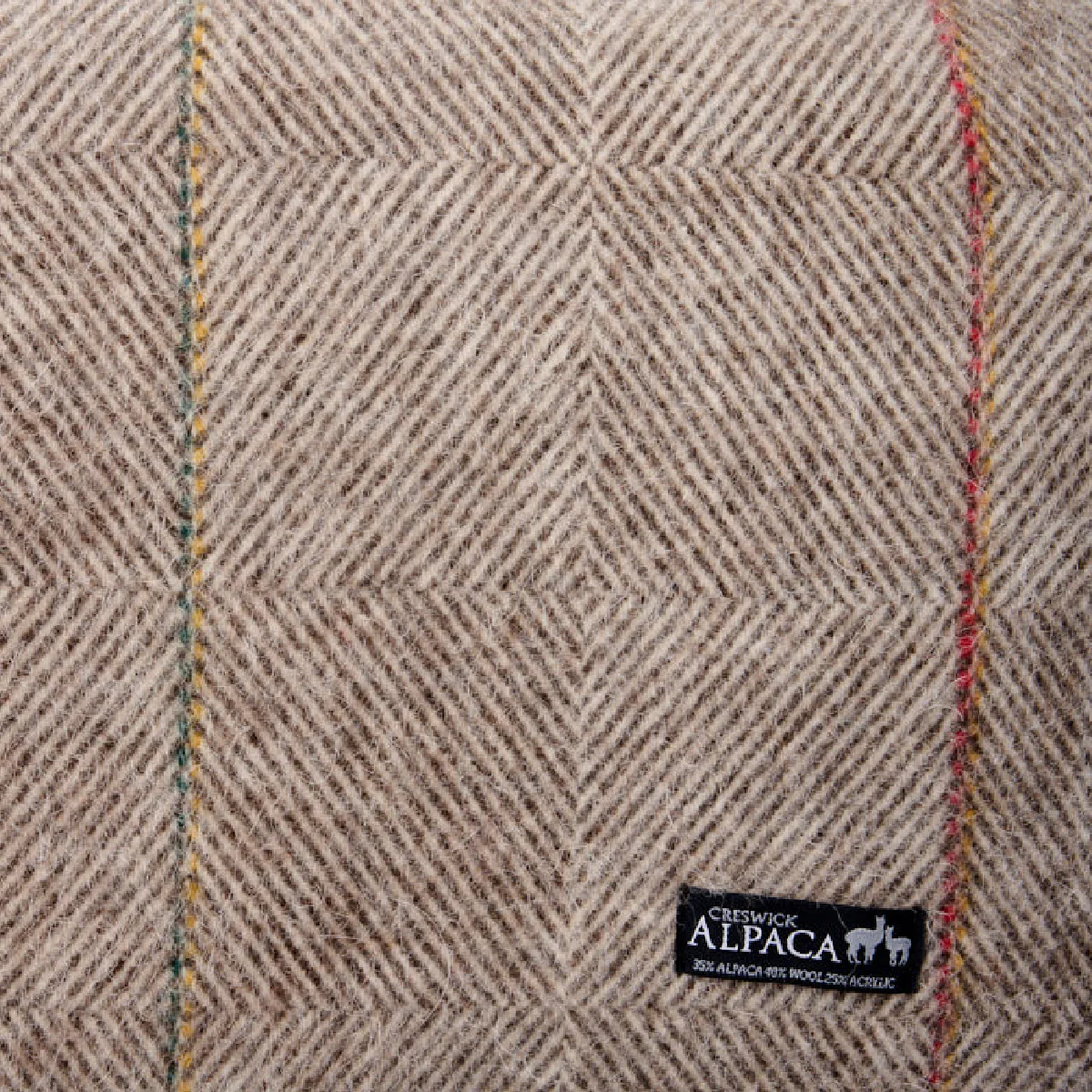 Alpaca Wool Throw Fringe Stripe - Image 7