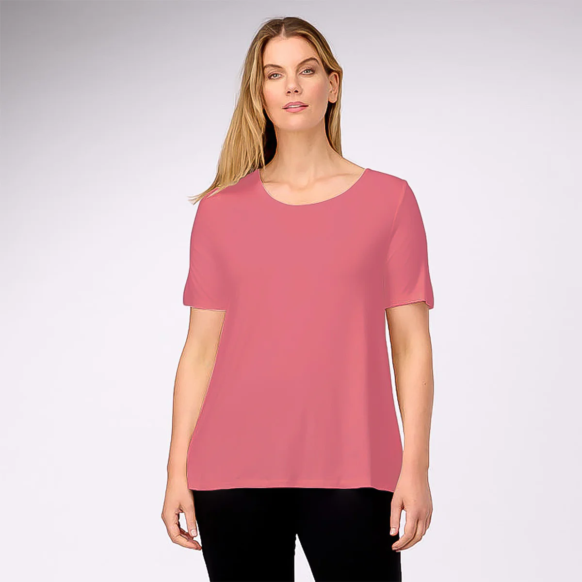 Bamboo Crew Neck Short Sleeve Tee Shirt - Image 14