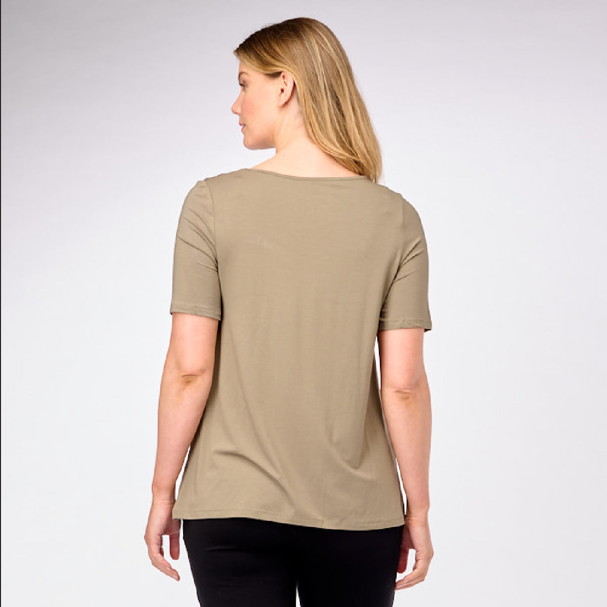 Bamboo Crew Neck Short Sleeve Tee Shirt - Image 17