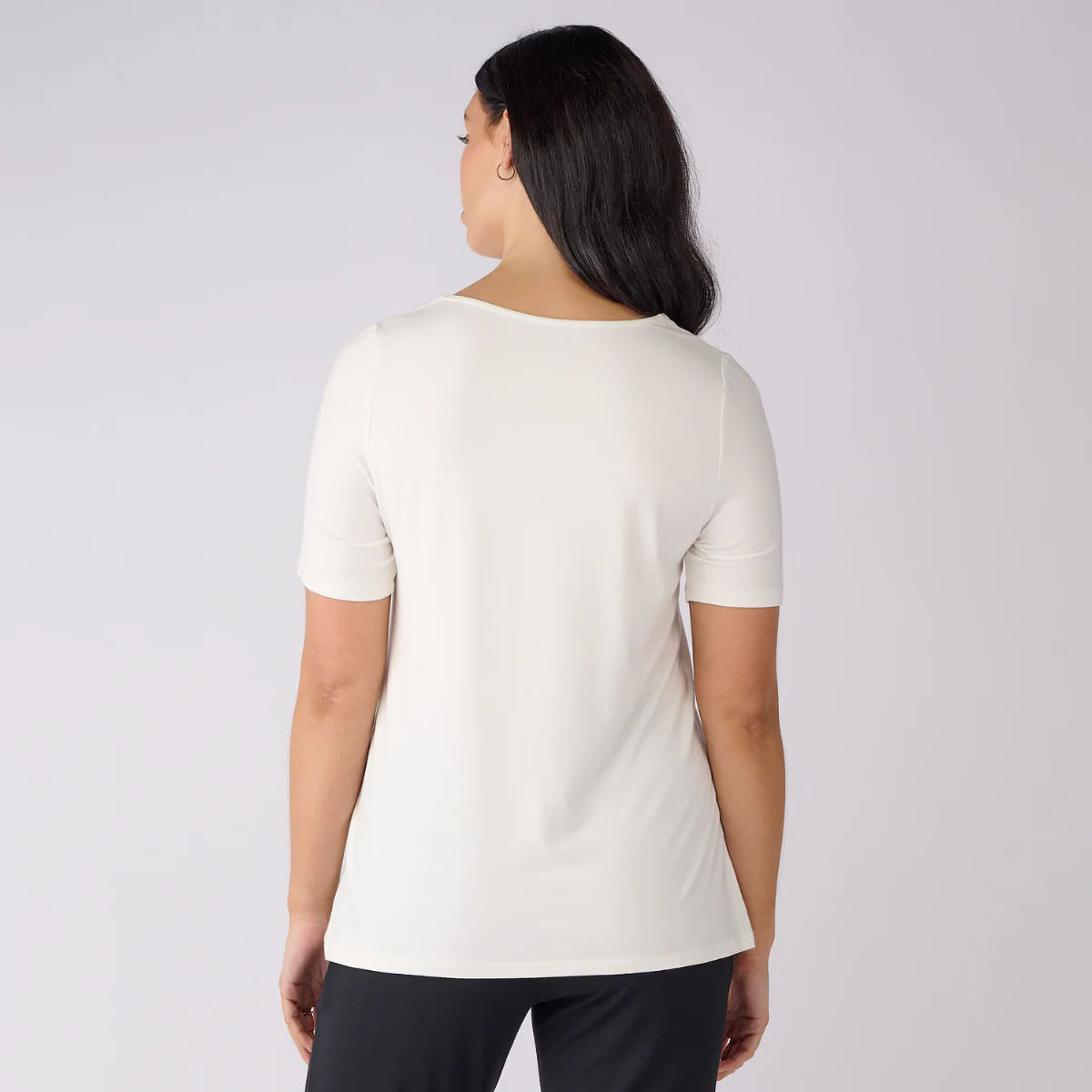 Bamboo Crew Neck Short Sleeve Tee Shirt - Image 8