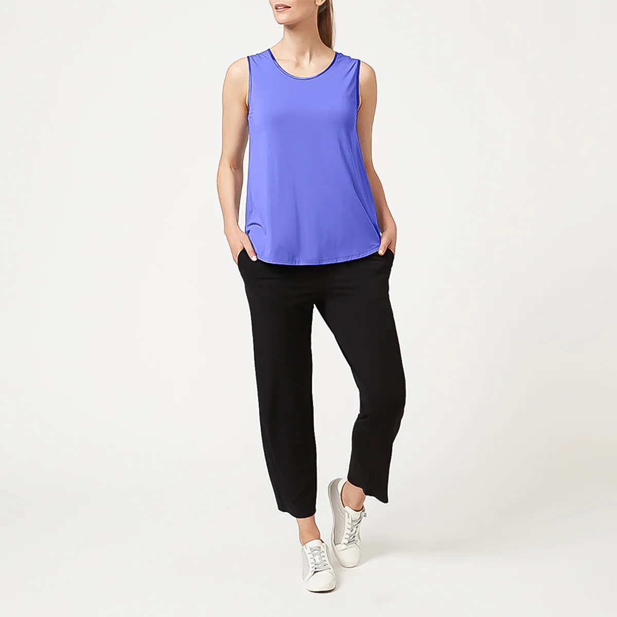 Bamboo Crew Neck Tank Top - Image 22