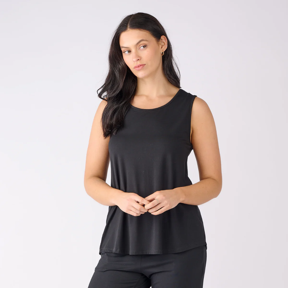 Bamboo Crew Neck Tank Top - Image 3