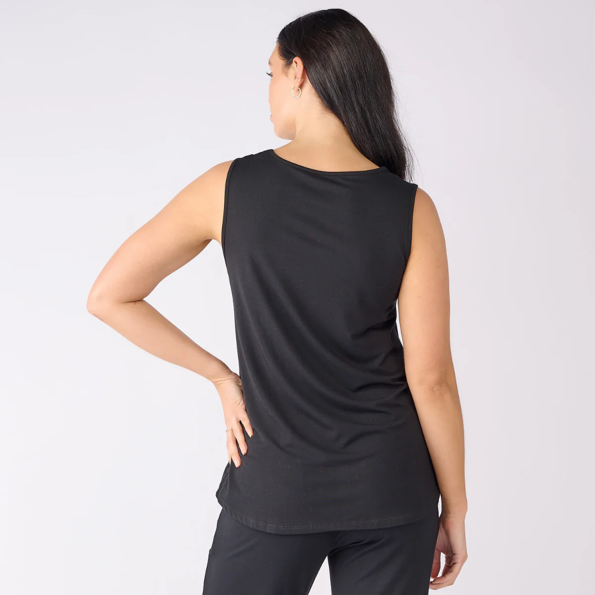 Bamboo Crew Neck Tank Top - Image 4
