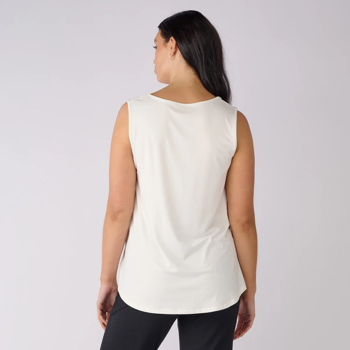 Bamboo Crew Neck Tank Top - Image 8
