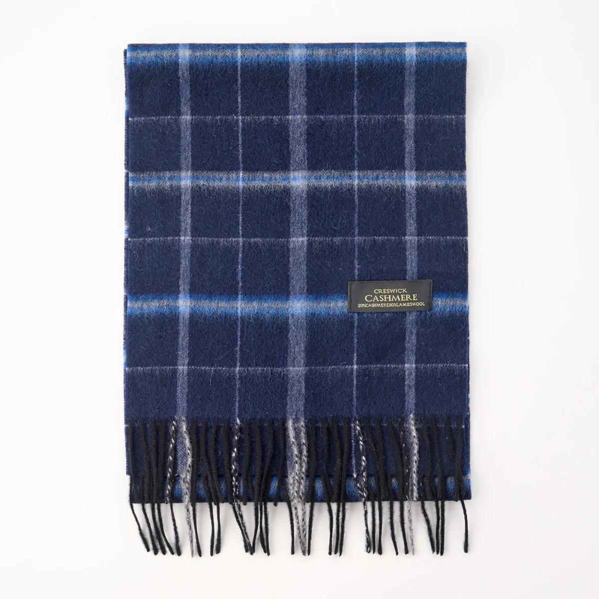 Cashmere Wool Check Scarf - Image 53