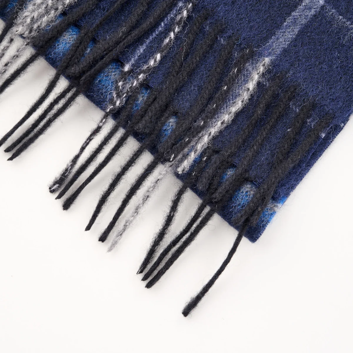 Cashmere Wool Check Scarf - Image 55
