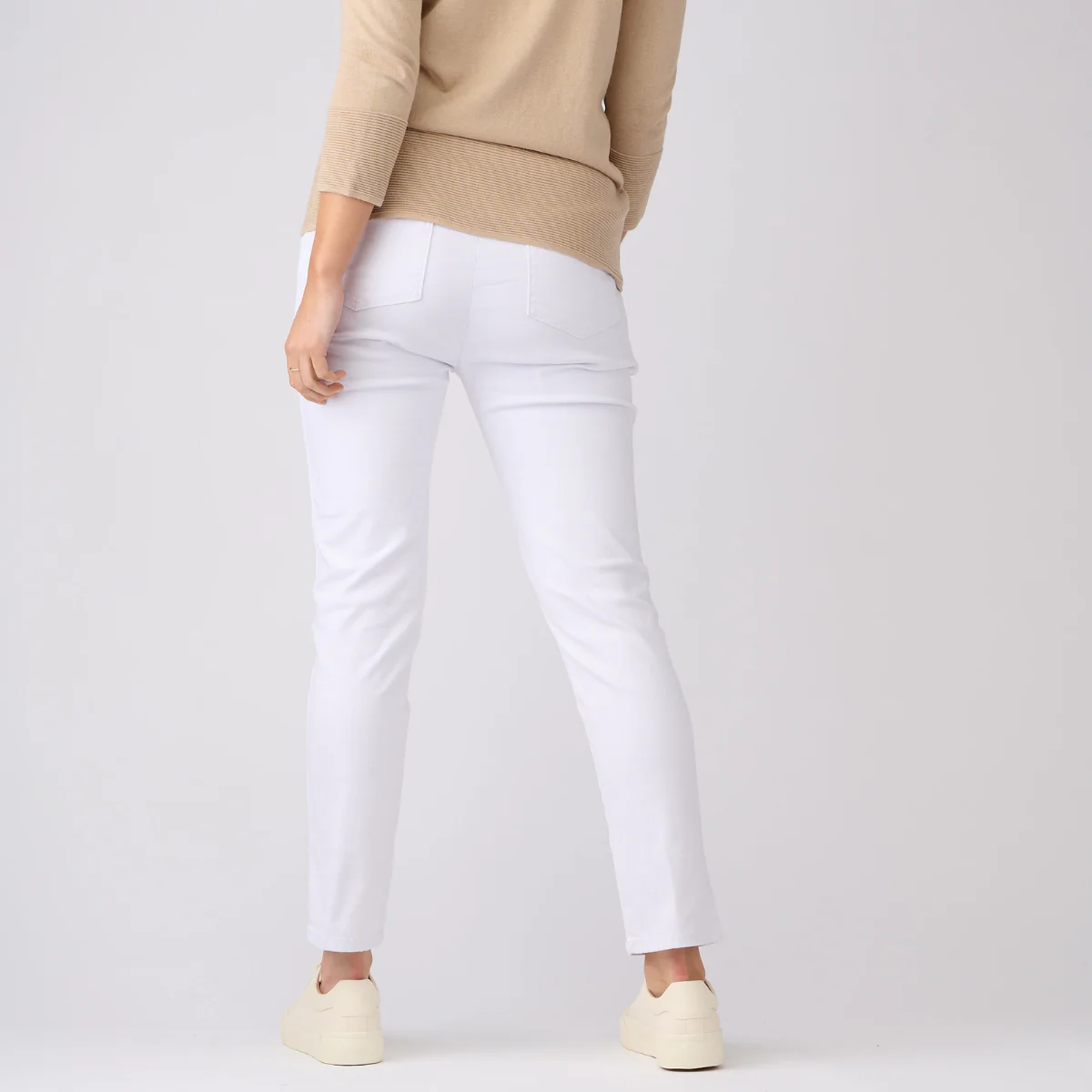 Layla 4 Pocket Denim Pants Slim Leg 7/8 Length - Image 4