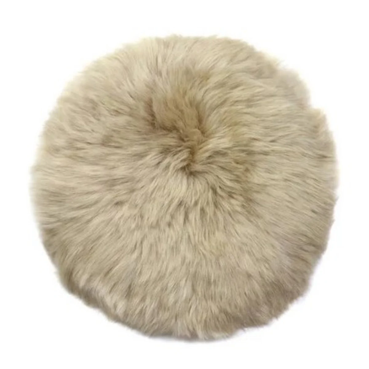 Longwool Sheepskin Chair Cushion Circle - Image 5