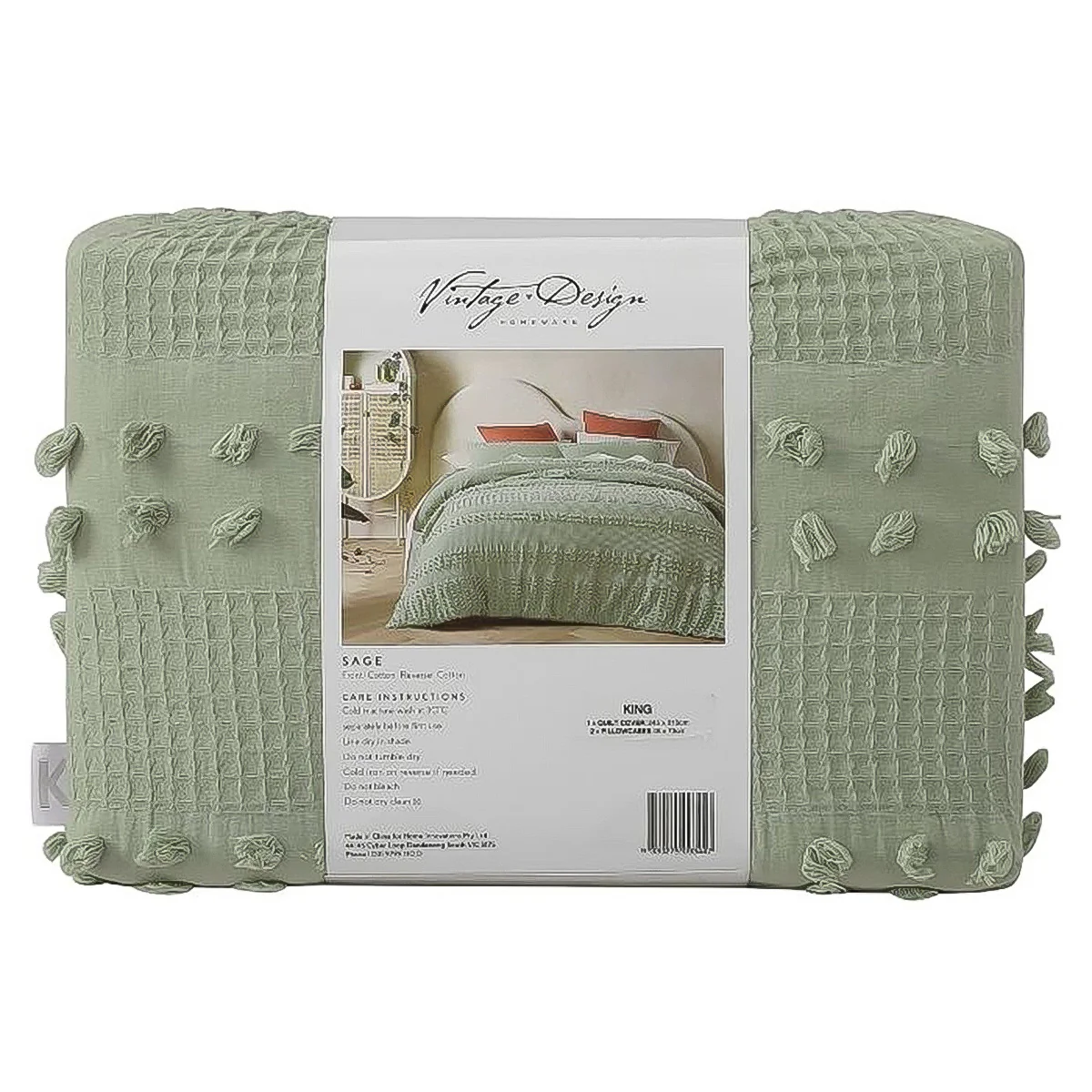 Luca Cotton Quilt Cover Set - Image 6