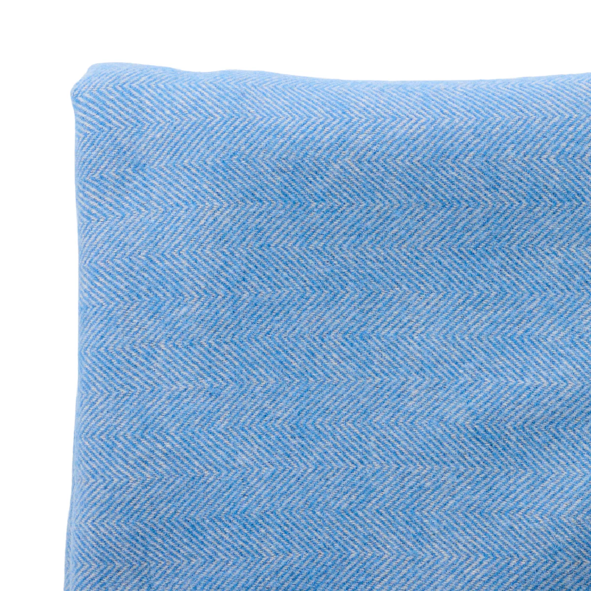 Wool Alpaca Stitch Baby Blanket Herringbone - Image 4